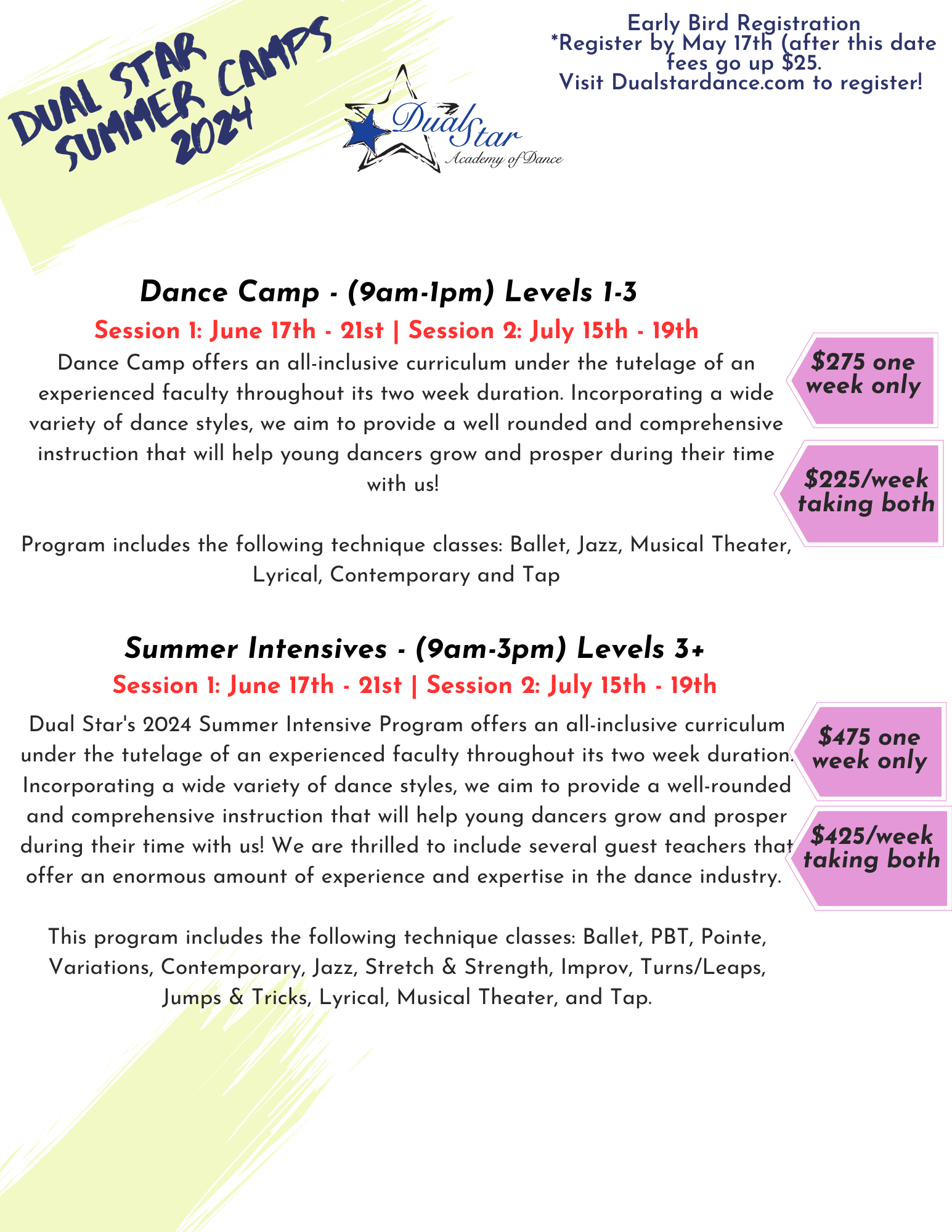 Summer Dance Camps